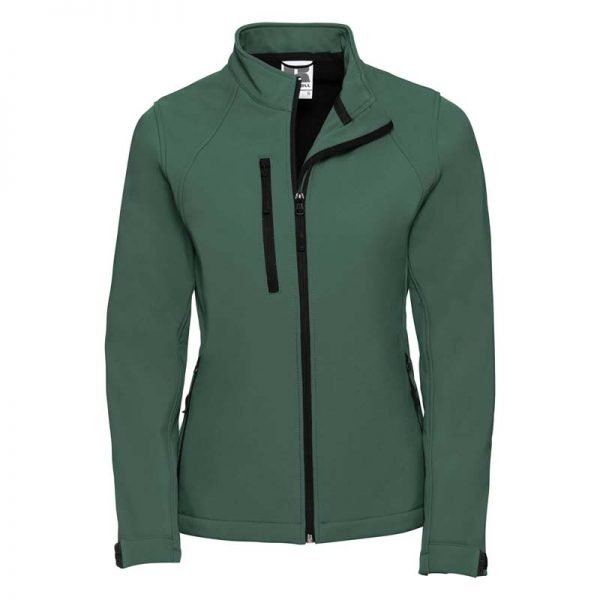 Ladies Softshell Jacket R 140F 0 Kleur Flessen Groen