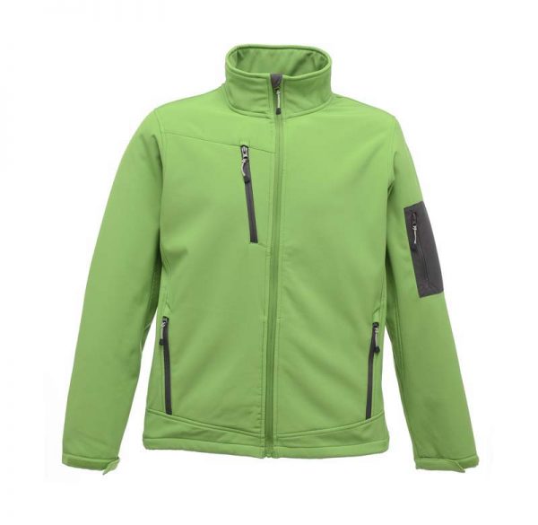 Arcola 3 Layer Softshell Kleur Extreme Green Seal Grey