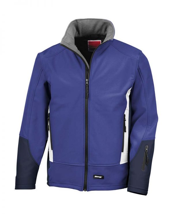 Blade Softshell Jacket Kleur Royal Navy Pale Grey