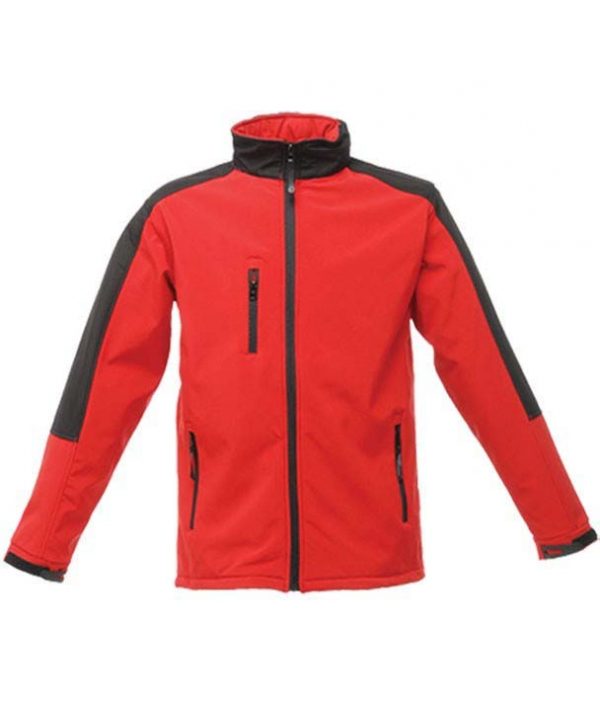 Hydroforce 3 Layer Membrane Softshell Kleur Classic Red Black