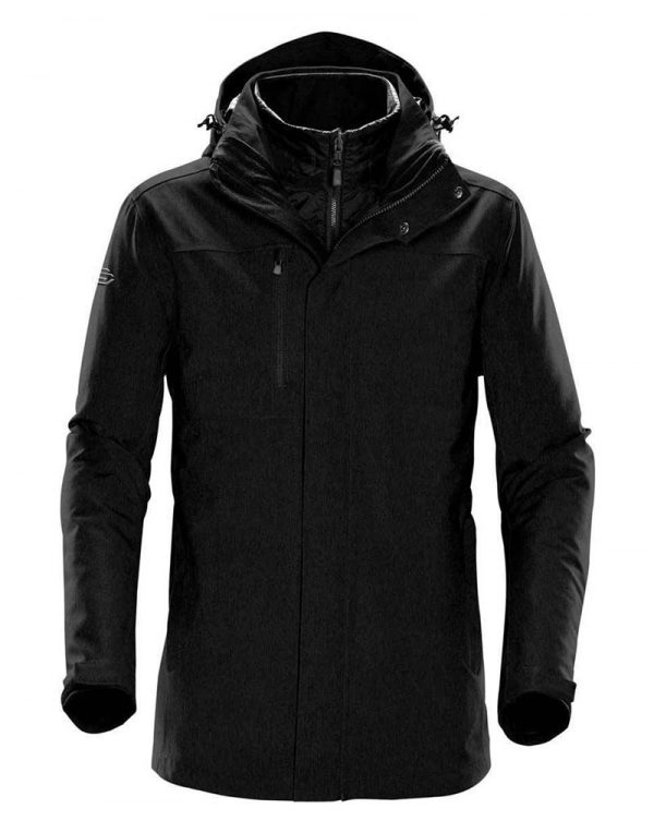 Mens Avalanche System Jacket Kleur Black