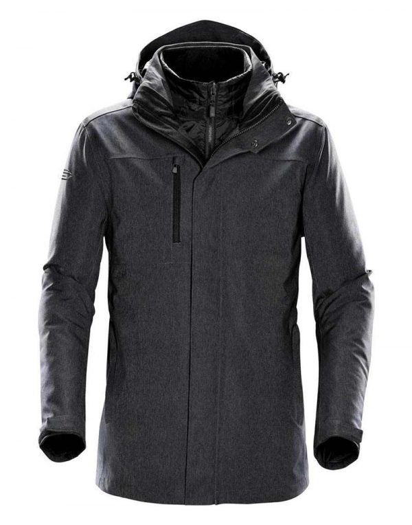 Mens Avalanche System Jacket Kleur Charcoal Twill