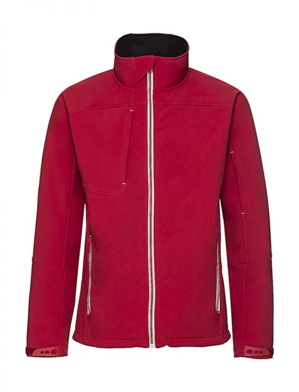 Mens Bionic Softshell Jacket Kleur Classic Red