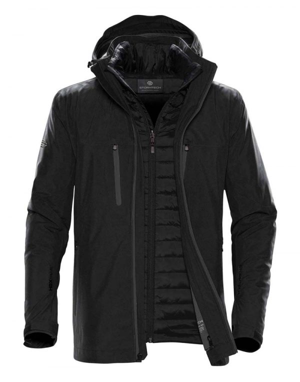 Mens Matrix System Jacket Kleur Black Carbon