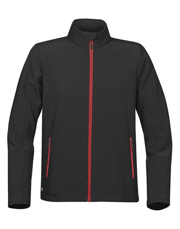 Orbiter Softshell Jacket Kleur Black Bright Red