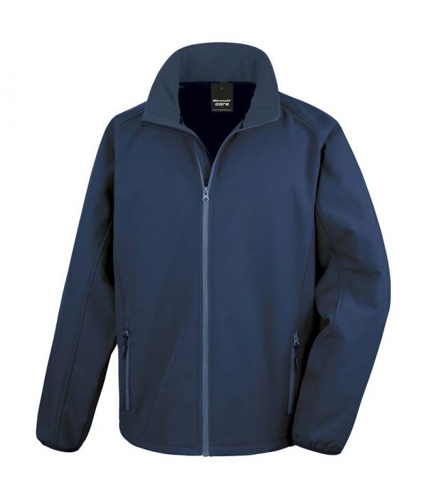 Printable Softshell Jacket Kleur Navy Navy