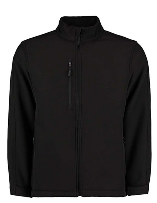 Regular Fit Soft Shell Jacket Kleur Zwart