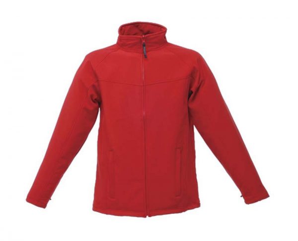 Uproar Softshell Jacket Classic Red Seal Grey