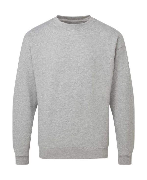 5050 Heavyweight Set In Sweatshirt Kleur Heather Grey