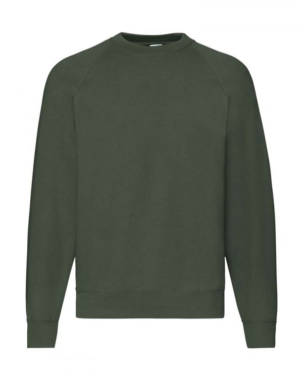 Classic Raglan Sweat Kleur Bottle Green