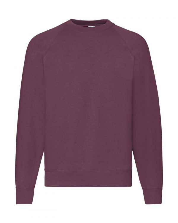 Classic Raglan Sweat Kleur Burgundy