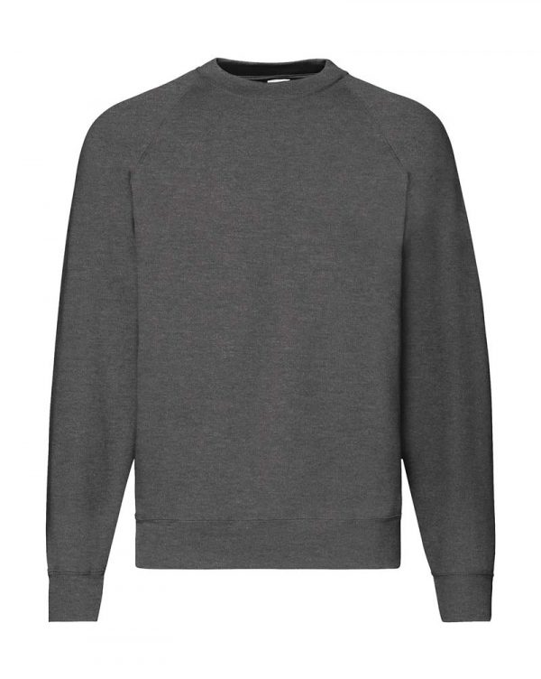 Classic Raglan Sweat Kleur Dark Heather Grey