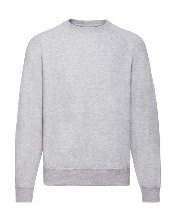 Classic Raglan Sweat Kleur Heather Grey