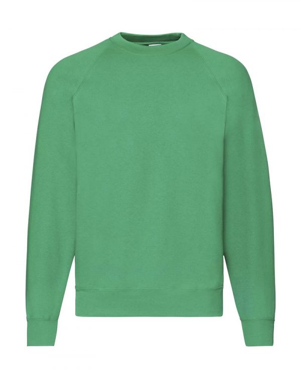 Classic Raglan Sweat Kleur Kelly Green