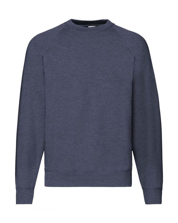 Classic Raglan Sweat Kleur Vintage Heather Navy