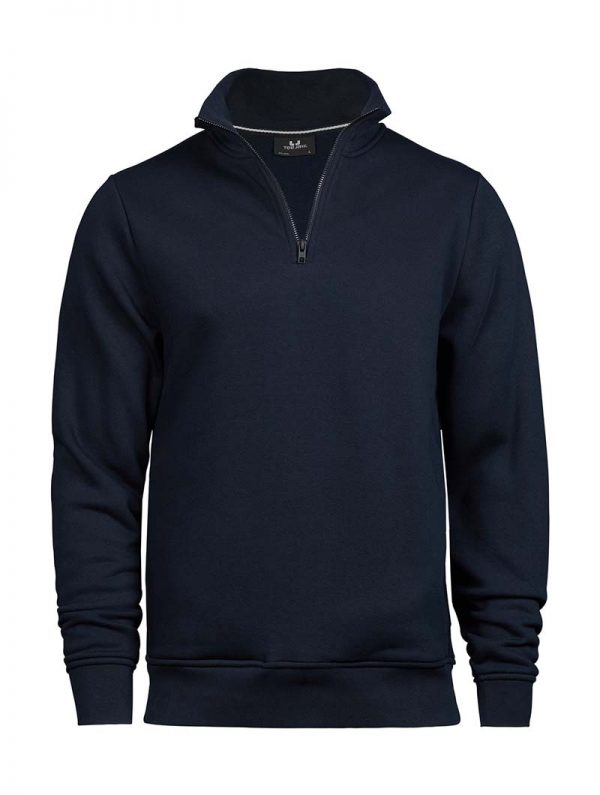 Half Zip Sweatshirt Kleur Navy