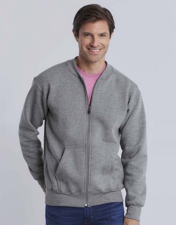 Hammer Adult Full Zip Sweatshirt Jacket Kleur Graphite Heather