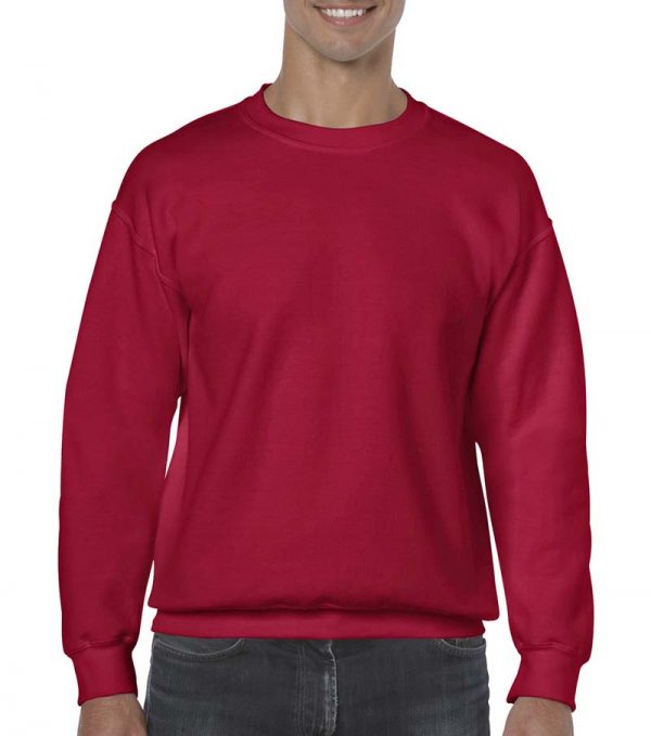 Heavy Blend Adult Crewneck Sweat Kleur Cherry Red