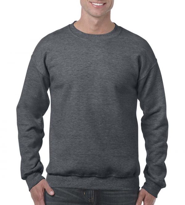 Heavy Blend Adult Crewneck Sweat Kleur Dark Heather