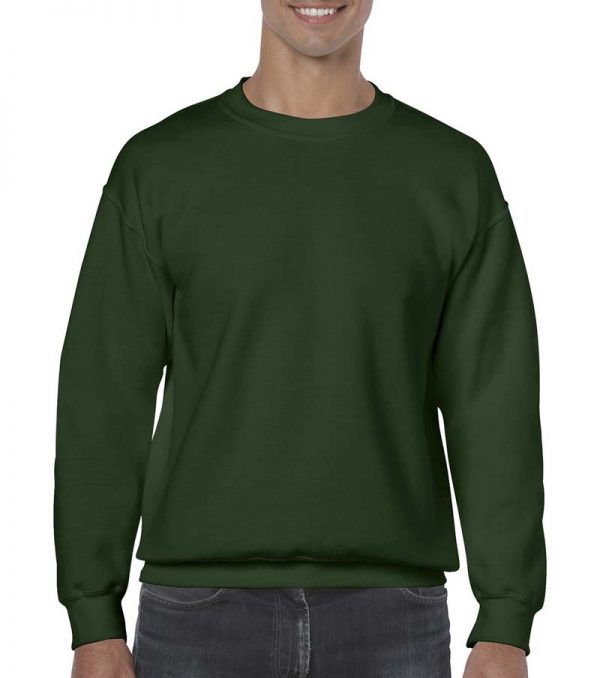 Heavy Blend Adult Crewneck Sweat Kleur Forest Green