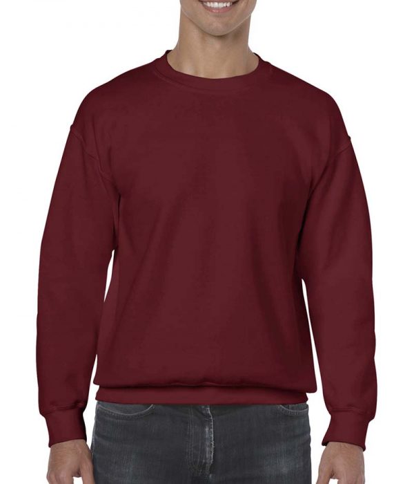 Heavy Blend Adult Crewneck Sweat Kleur Garnet