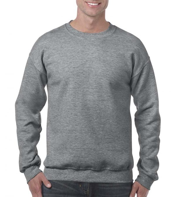 Heavy Blend Adult Crewneck Sweat Kleur Graphite Heather