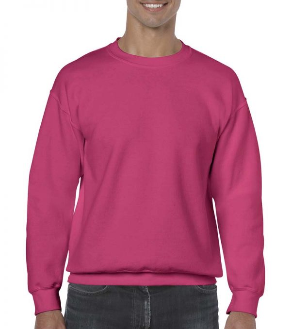 Heavy Blend Adult Crewneck Sweat Kleur Heliconia