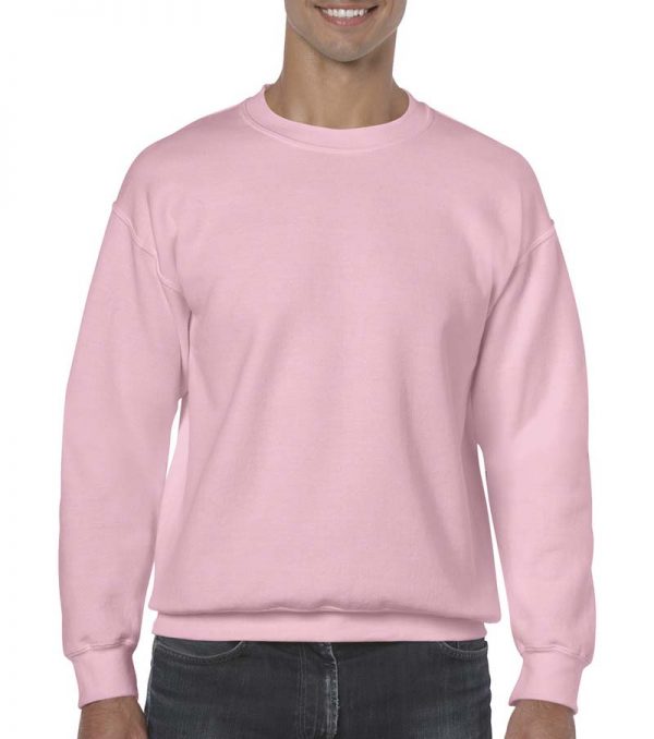 Heavy Blend Adult Crewneck Sweat Kleur Light Pink