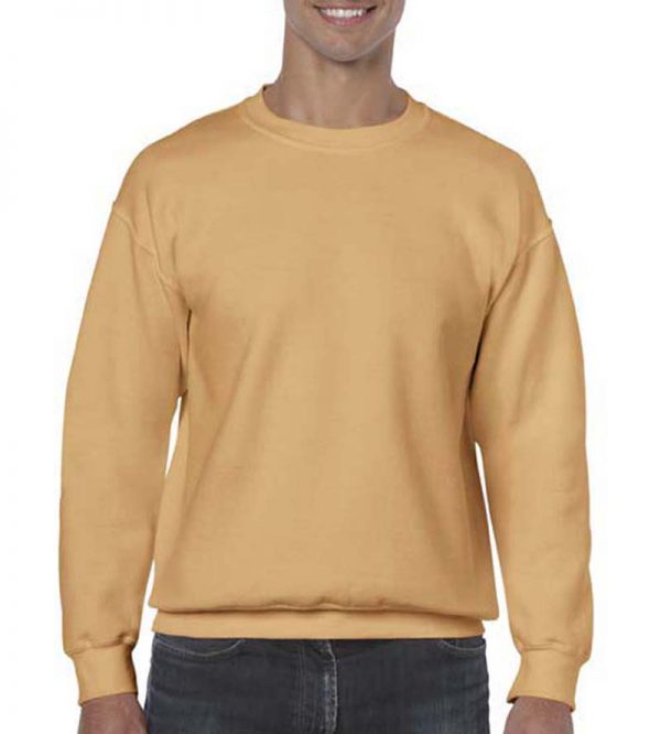 Heavy Blend Adult Crewneck Sweat Kleur Old Gold