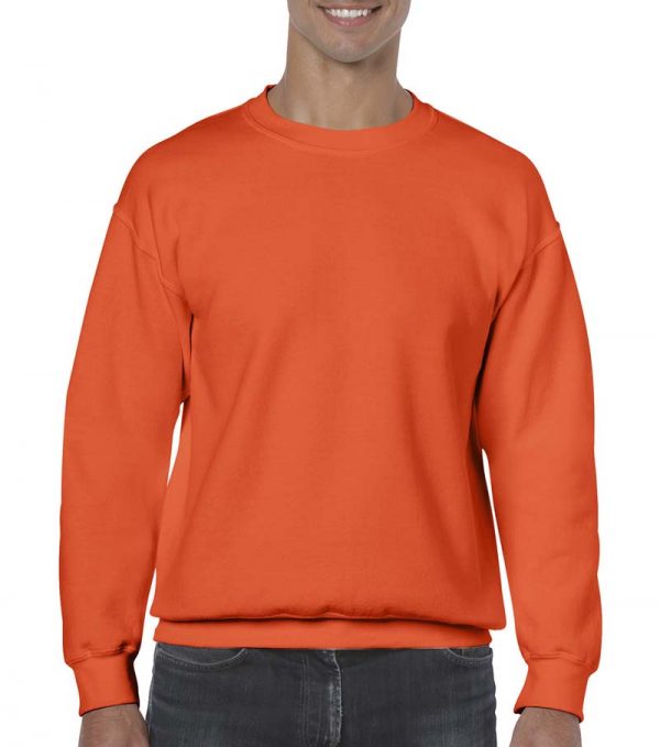 Heavy Blend Adult Crewneck Sweat Kleur Orange