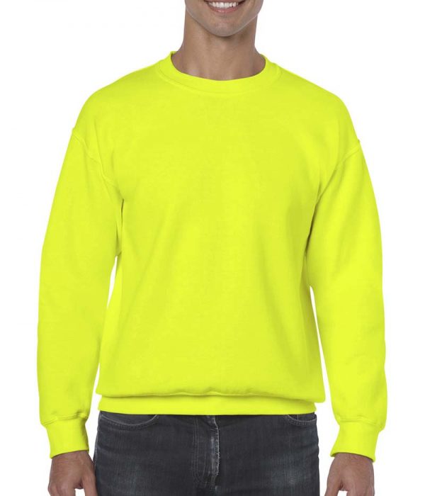 Heavy Blend Adult Crewneck Sweat Kleur Safety Green