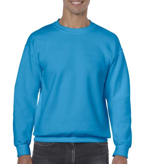 Heavy Blend Adult Crewneck Sweat Kleur Sapphire