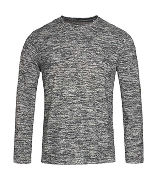 Knit Long Sleeve Kleur Dark Grey Melange