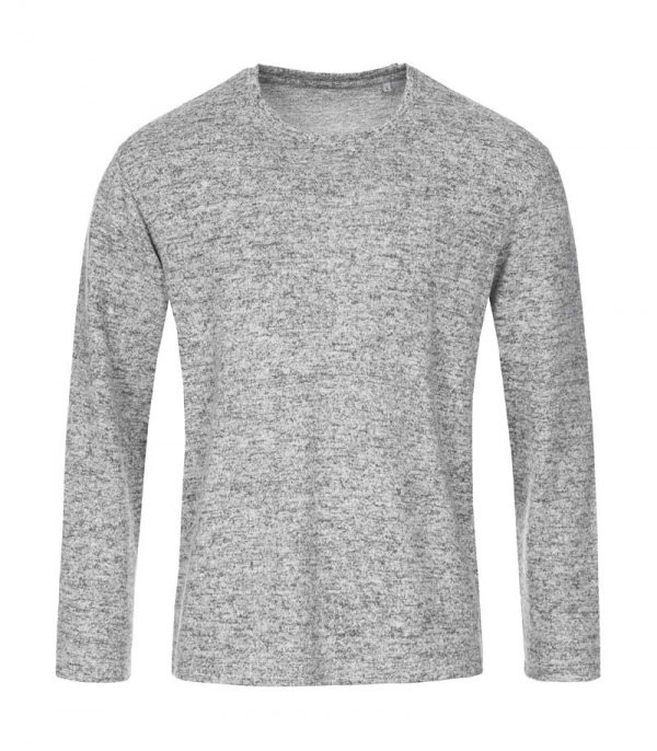 Knit Long Sleeve Kleur Light Grey Melange