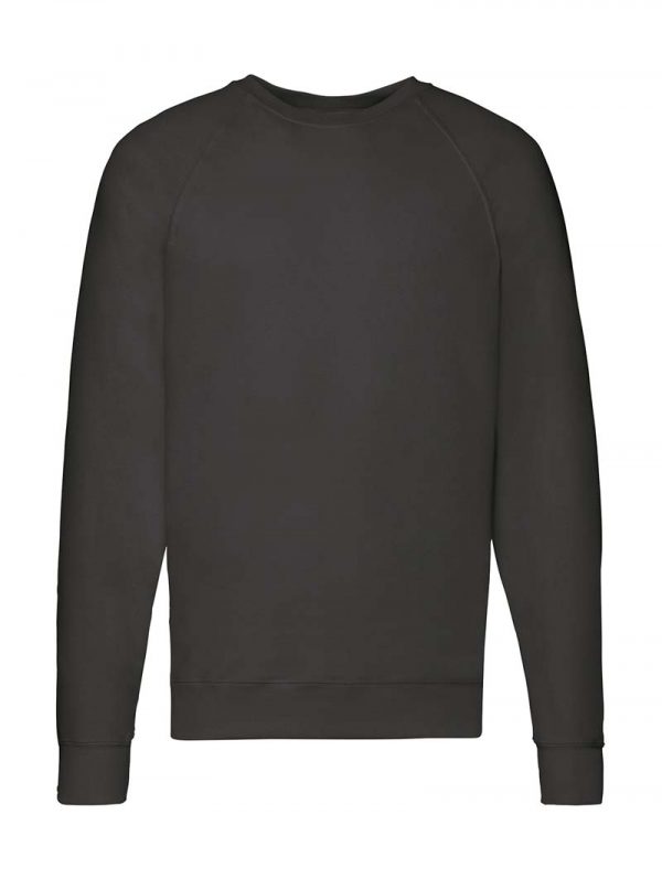 Lightweight Raglan Sweat Kleur Black