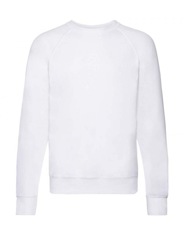 Lightweight Raglan Sweat Kleur White