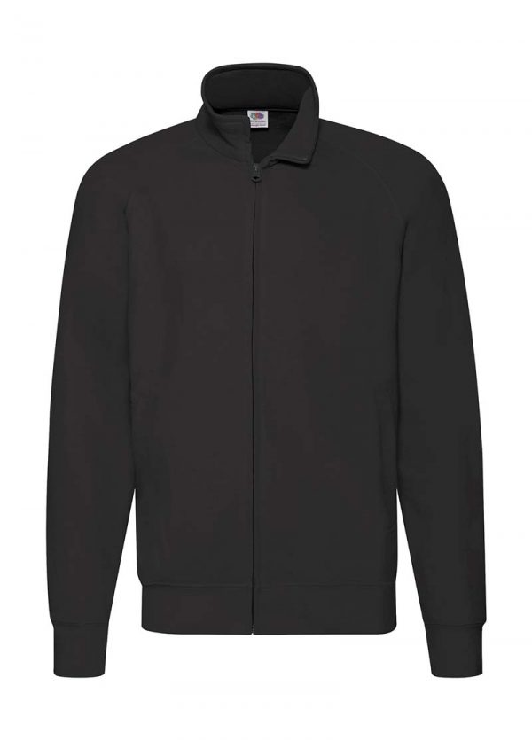 Lightweight Sweat Jacket Kleur Black