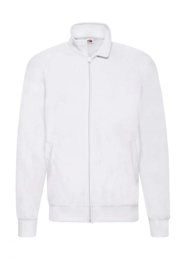 Lightweight Sweat Jacket Kleur White