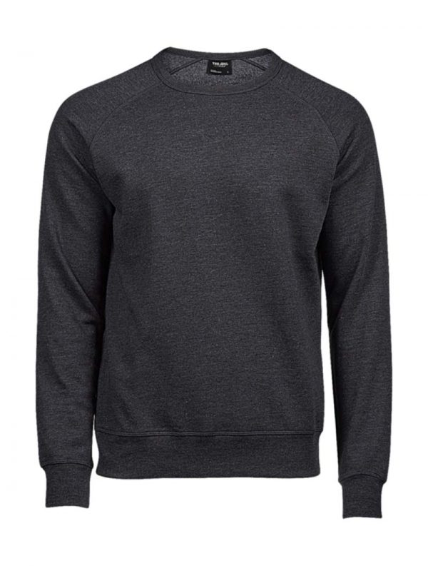 Lightweight Vintage Sweat Kleur Black Melange