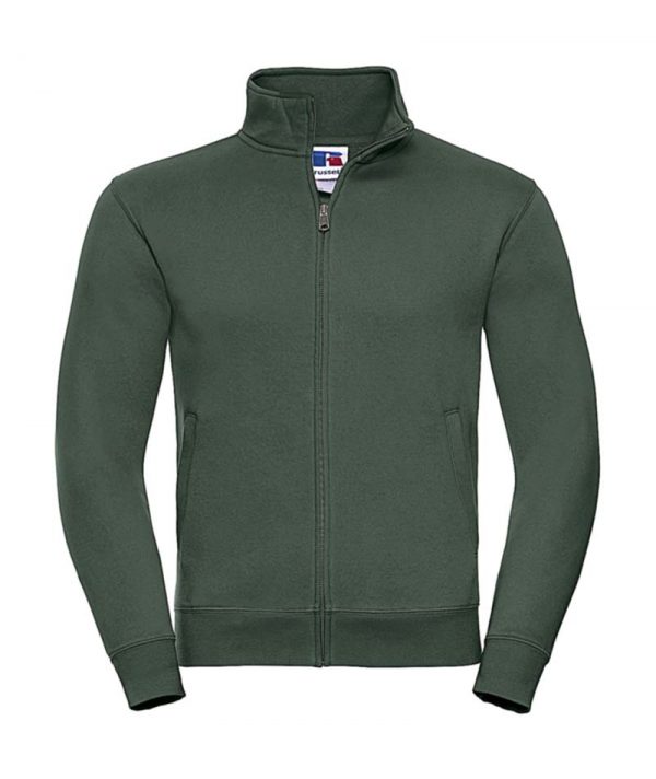 Mens Authentic Sweat Jacket Kleur Bottle Green