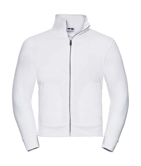 Mens Authentic Sweat Jacket Kleur White