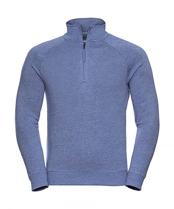 Mens HD 14 Zip Sweat Kleur Blue Marl