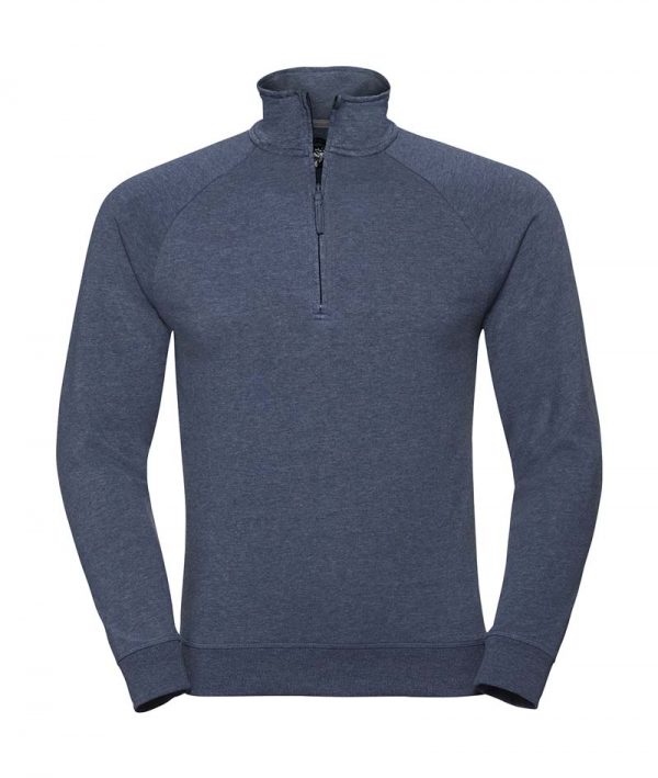 Mens HD 14 Zip Sweat Kleur Bright Navy Marl