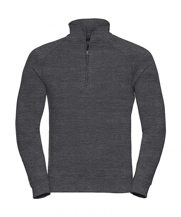 Mens HD 14 Zip Sweat Kleur Grey Marl