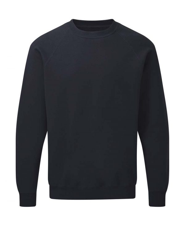 Mens Raglan Sweat Kleur Navy