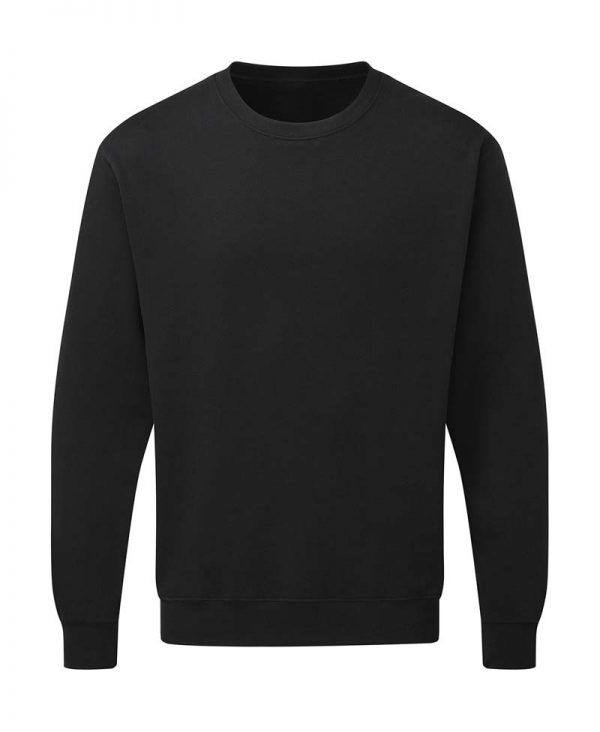 Mens Sweatshirt Kleur Black