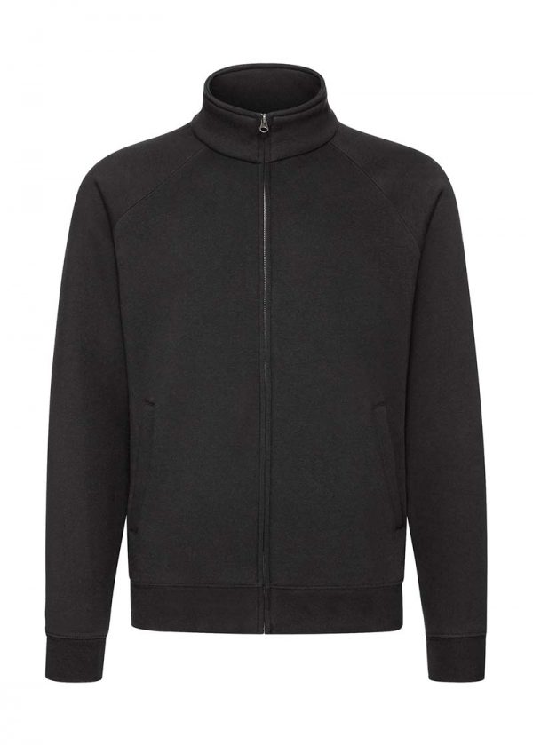 Premium Sweat Jacket Kleur Black