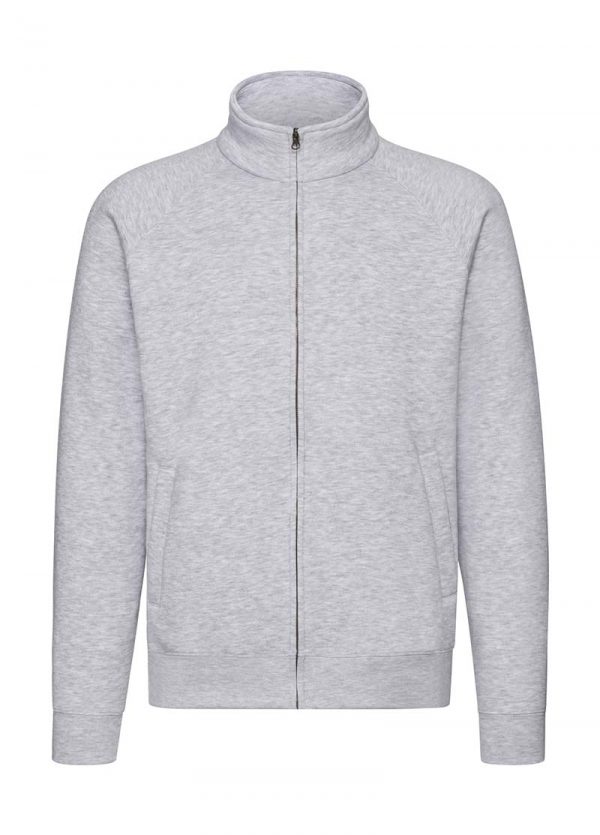 Premium Sweat Jacket Kleur Heather Grey