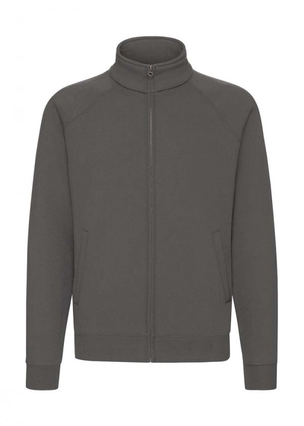 Premium Sweat Jacket Kleur Light Graphite