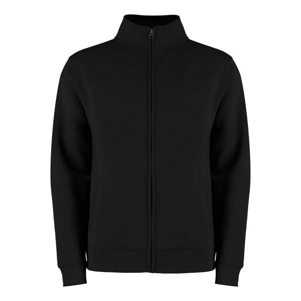 Regular Fit Zipped Sweatshirt KK334 Kleur Zwart